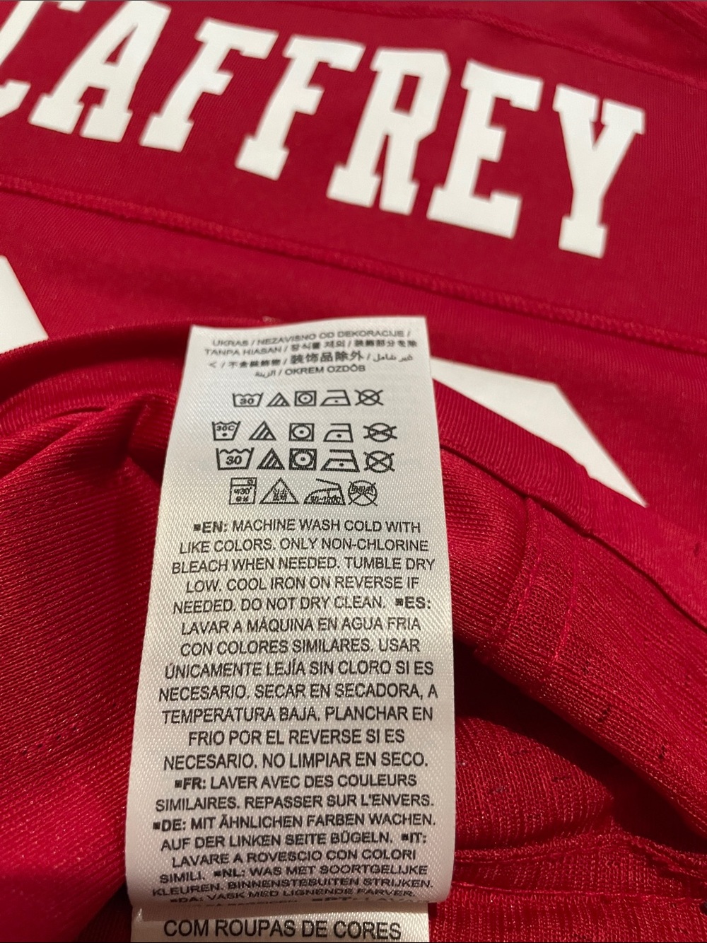 WOW! NWTs Authentic Nike Women’s San Francisco 49ers #23 Red Football Jersey - Picture 9 of 12